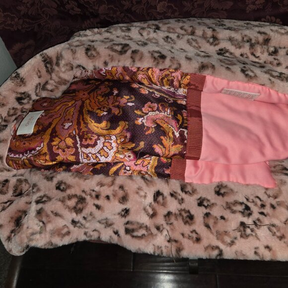 Oiley Pink Leopard Fur Cropped Jacket Woman's XLarge - Picture 7 of 7